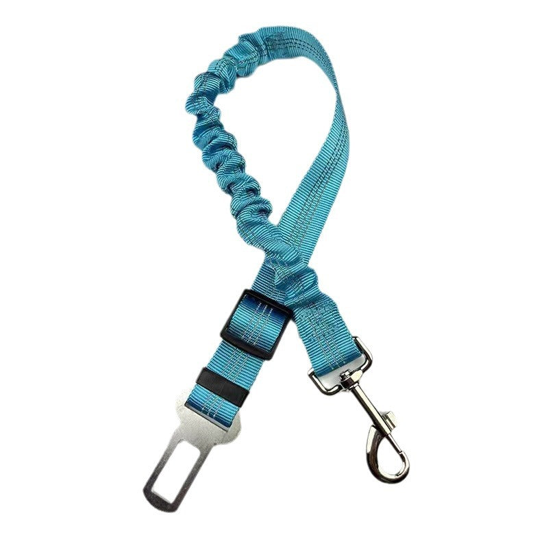 Adjustable Dog Car Seat Belt Safety Leash – Pet Safety Restraint with Universal Seatbelt Buckle