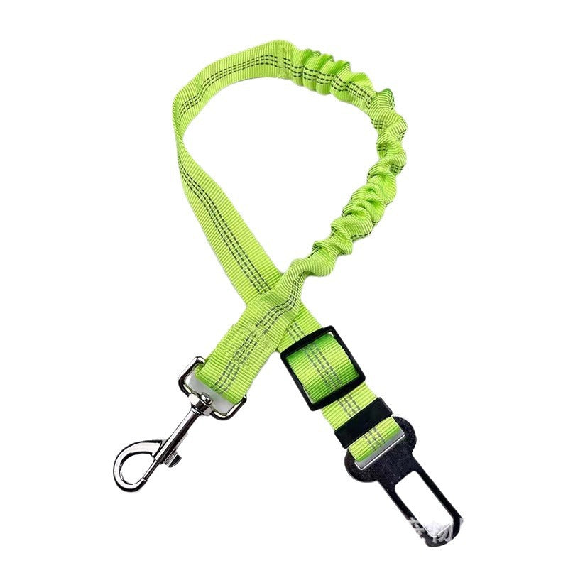 Adjustable Dog Car Seat Belt Safety Leash – Pet Safety Restraint with Universal Seatbelt Buckle