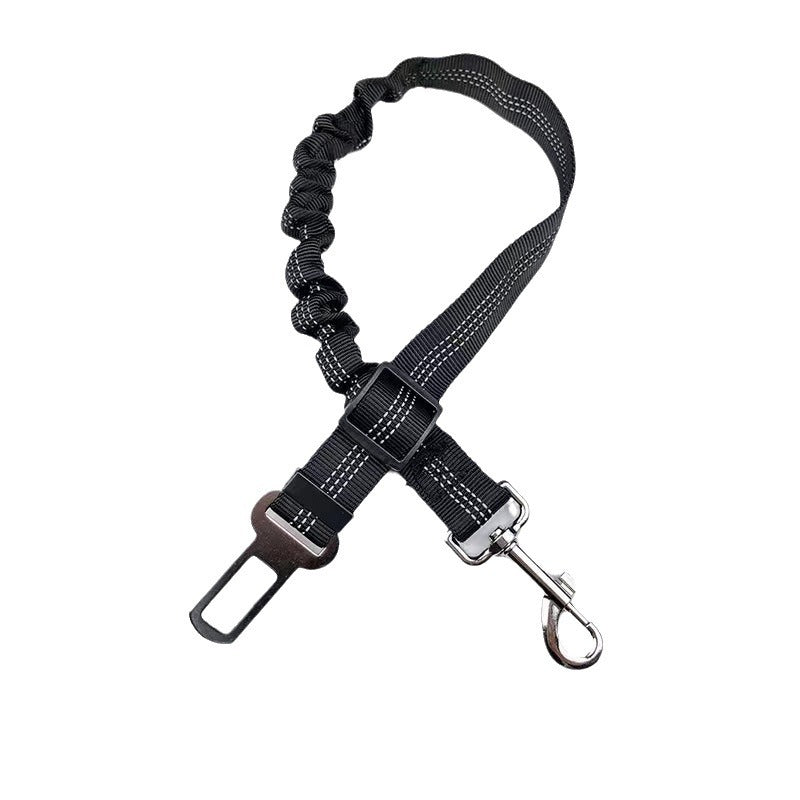 Adjustable Dog Car Seat Belt Safety Leash – Pet Safety Restraint with Universal Seatbelt Buckle