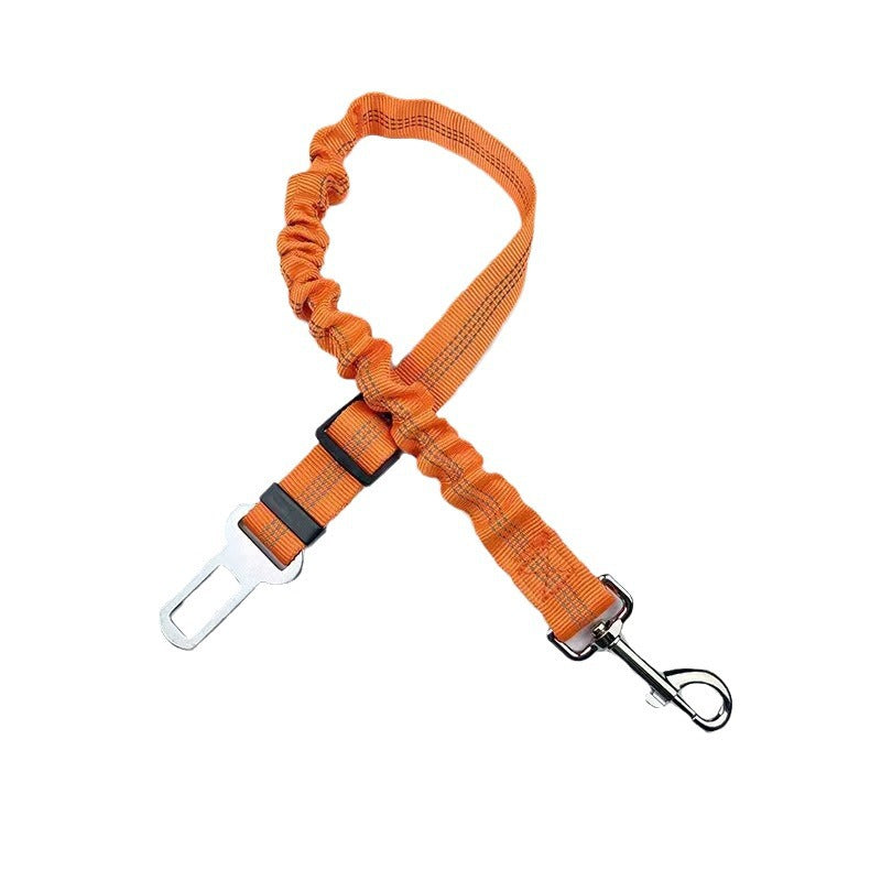 Adjustable Dog Car Seat Belt Safety Leash – Pet Safety Restraint with Universal Seatbelt Buckle