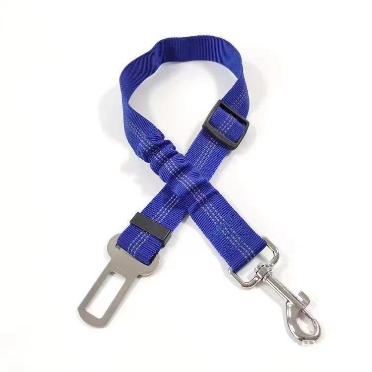 Adjustable Dog Car Seat Belt Safety Leash – Pet Safety Restraint with Universal Seatbelt Buckle