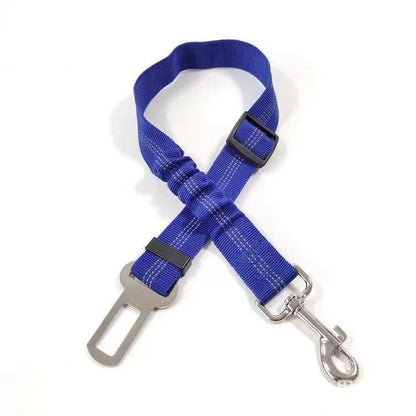 Adjustable Dog Car Seat Belt Safety Leash – Pet Safety Restraint with Universal Seatbelt Buckle