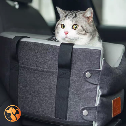 Pet Car Safety Seat – Center Console Travel Bed