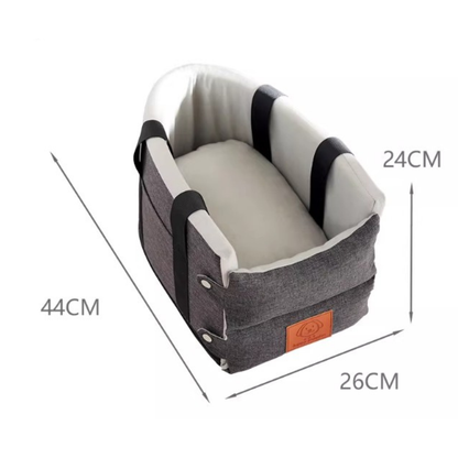Pet Car Safety Seat – Center Console Travel Bed