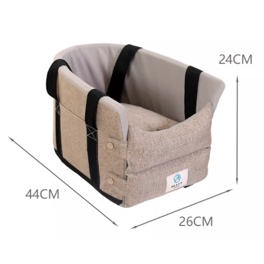 Pet Car Safety Seat – Center Console Travel Bed